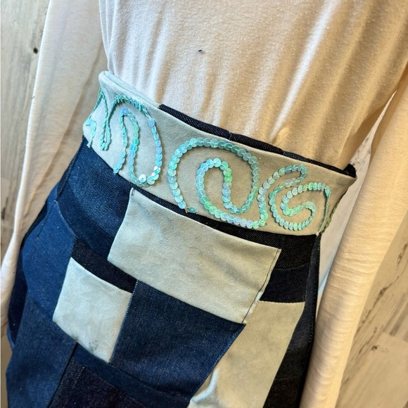 Custom made patchwork skirt - Picture 3 of 6